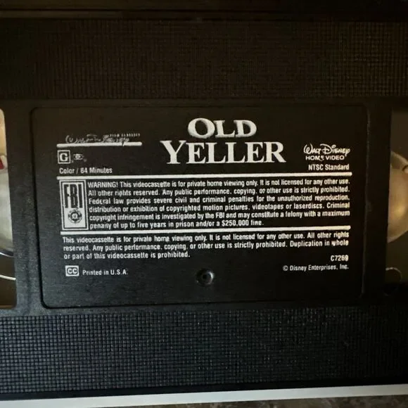 Old‎ Yeller (VHS, 1998, Clam Shell Animal Adventure Series - VOLUME 1) - Picture 7 of 7